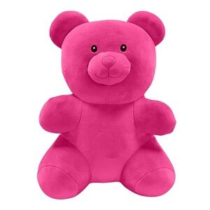 🆕 Way To Celebrate 16” Valentine's Day Pink Gummy Bear Plush Stuffed Animal